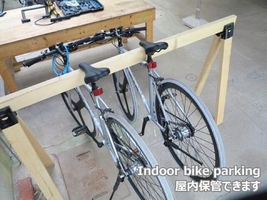 【素泊まり】【ビワイチ応援】屋内駐輪可＆自転車修理工具利用可、琵琶湖でサイクリングプラン！
